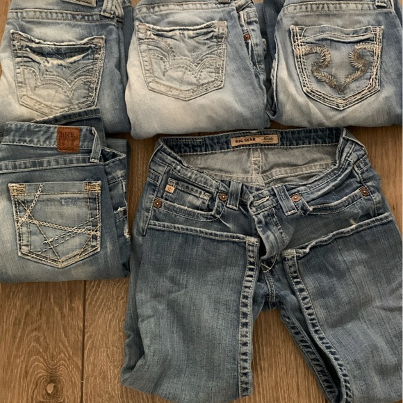 Buckle Big Star Maddies 29R 4 pair and 1 BKE 29 Kate. All...